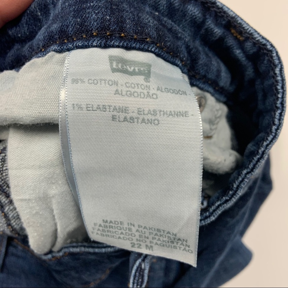 Levis boot cut jeans button pocket 22 - Picture 6 of 6